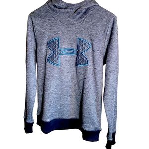 NWT Under Armor gray hooded sweatshirt XS